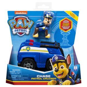 3/$20❤️new PAW Patrol Chase's Patrol Cruiser Vehicle with Collectible Figure